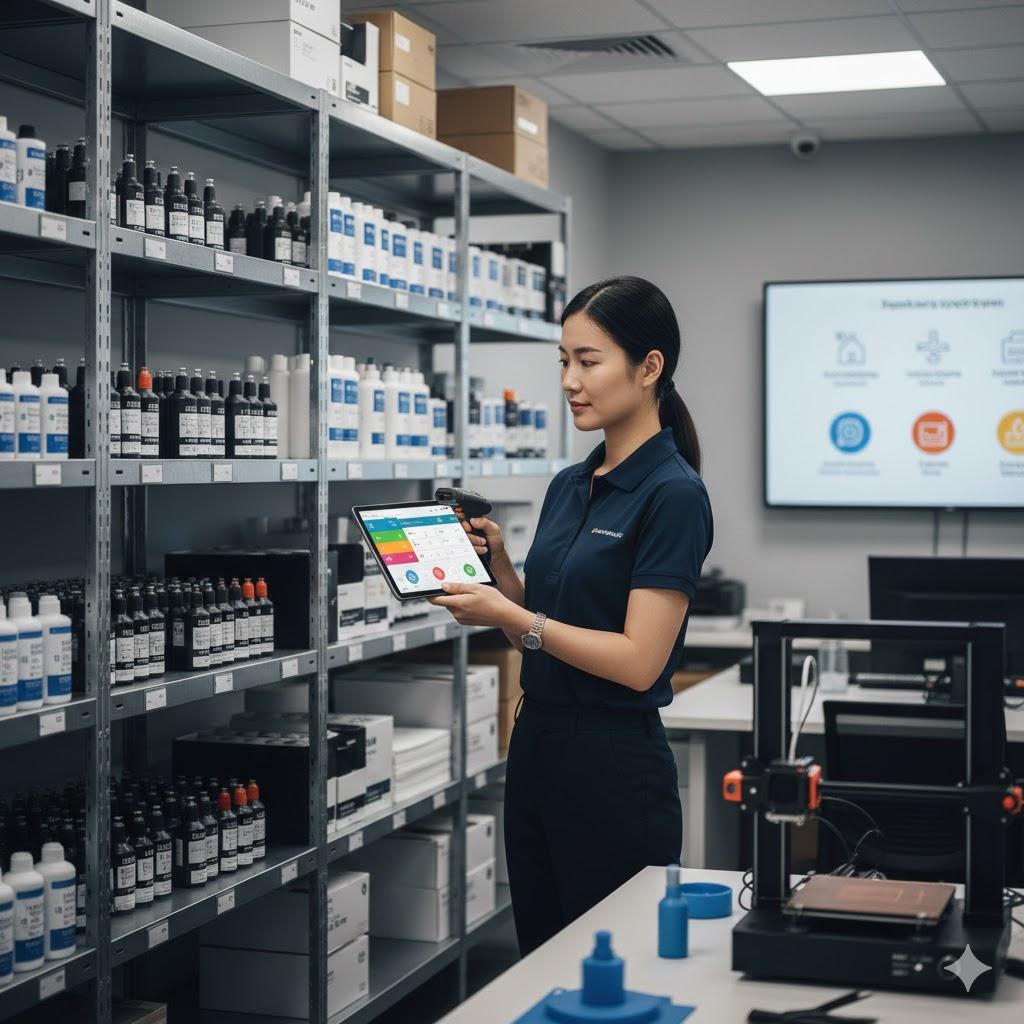 printer supplies inventory